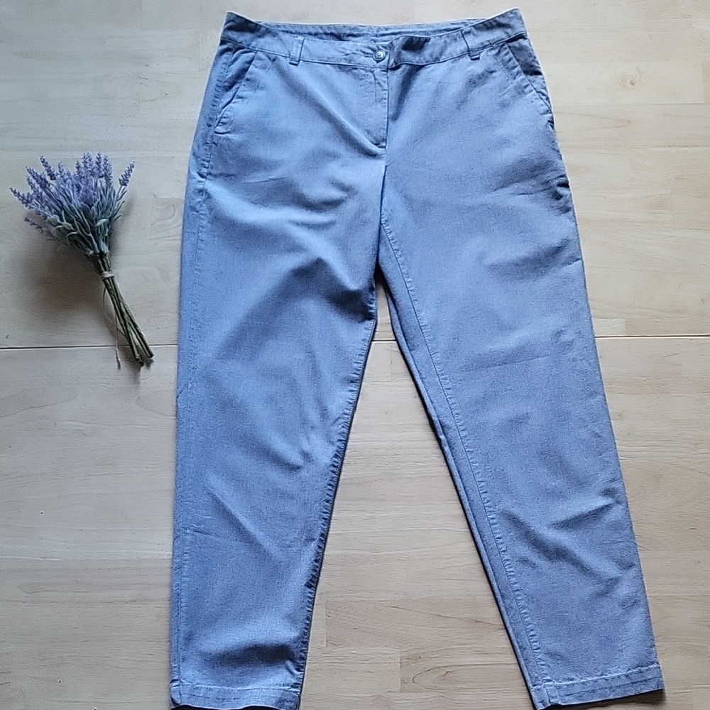 Talbots The Weekend Chino Denim Pattern size 8